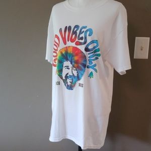Bob Ross Good Vibes Only T Shirt